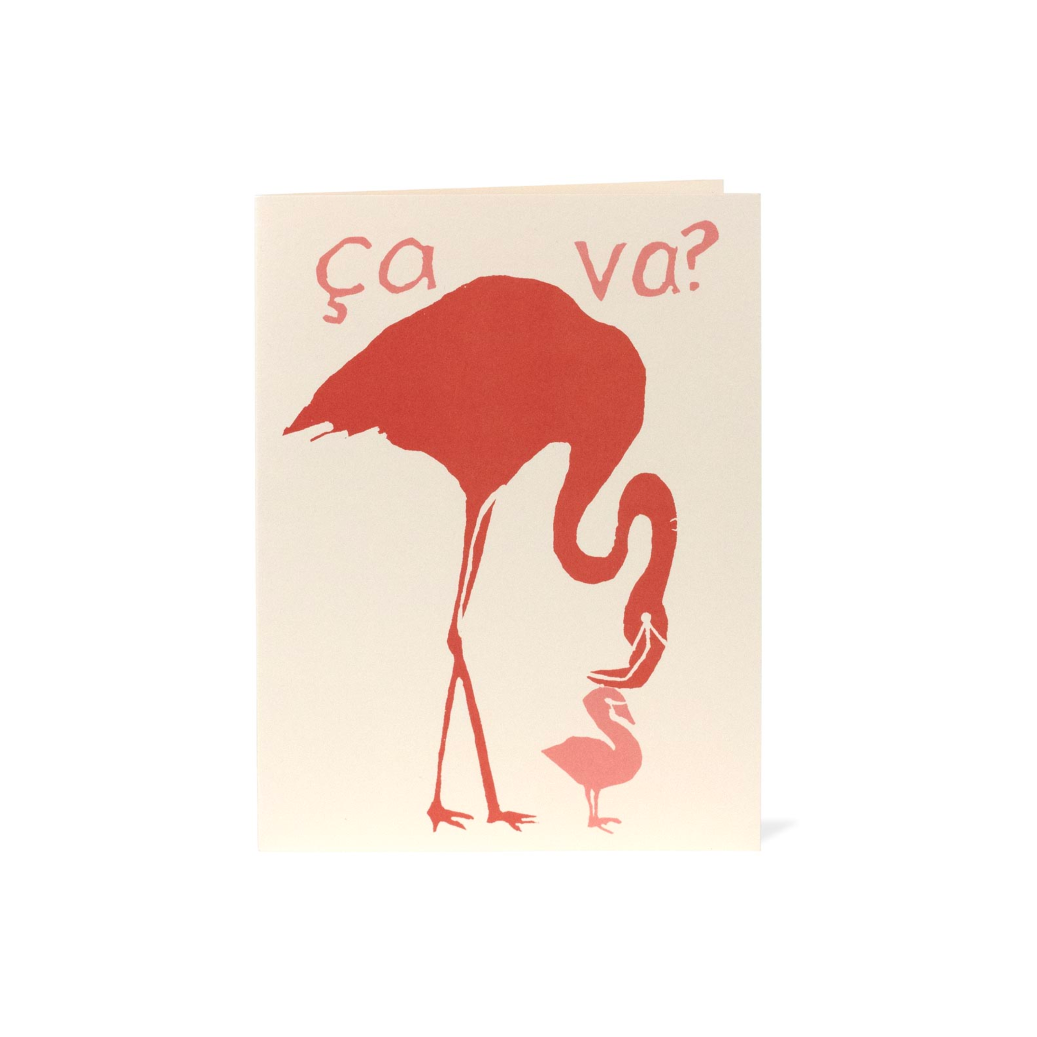 Card - Ca Va? Flamingo